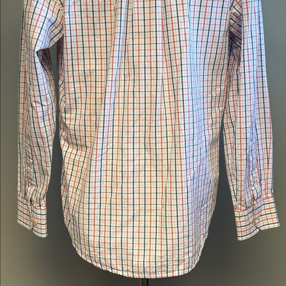 IZOD Plaid Button-Down Shirt Men’s Medium 100% Cotton Classic Fit - Picture 6 of 7